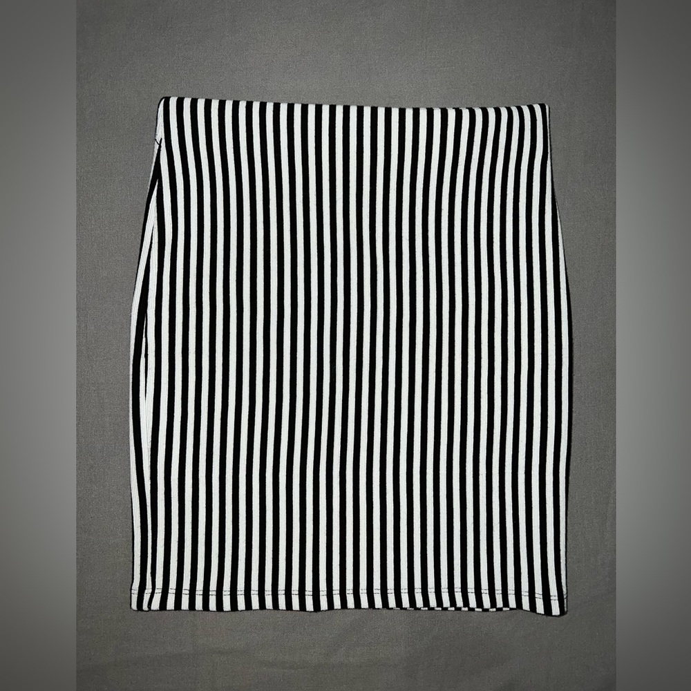 Stripe Mini Skirt